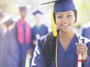 Graduation gowns for university graduates