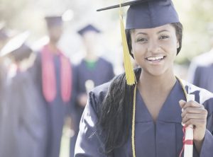 Graduation gowns for university graduates